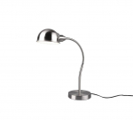 TRIO-Lighting Perry table lamp E27 brushed steel gaismeklis