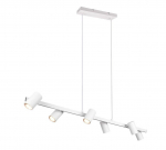 Trio-Lighting Marley  115 cm 6-pc GU10 matt white piekaramā lampa