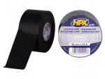 Tape: electrical insulating | W: 50mm | L: 33m | Thk: 0.15mm | black