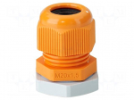 Cable gland | M20 | 1.5 | IP66 | polyamide | orange