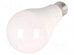 LED lamp | neutral white | E27 | 230VAC | 1750lm | 17.3W | 180&deg; | 3600K