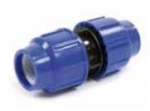 PE kompresijas savienojums D40xD40 PP savienojums PE caurulei
