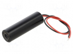 Module: laser | 1mW | red | dot | 635nm | 2.7&divide;3.3VDC | 20&divide;45mA