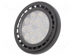 LED lamp | neutral white | GU10 | 230VAC | 1250lm | 12.5W | 40&deg; | 4000K
