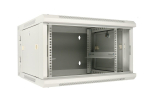 Extralink Rackmount cabinet 6U 600x600 AZH Gray wall mounted, swing type
