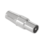 &Uuml;hendused // Different Audio, Video, Data connection plug and sockets // Wtyk TV prosty  WPW 306(śr.kabla 6,2-6,8mm)  TELMOR