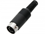 &Uuml;hendused // Different Audio, Video, Data connection plug and sockets // 1040# Wtyk din5 na kabel