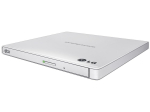 H.L Data Storage | Ultra Slim Portable DVD-Writer | GP57EW40 | Interface USB 2.0 | DVD&plusmn;R/RW | CD read speed 24 x | CD write speed 24 x | White | Desktop/Notebook