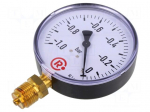Vacuum gauge | -1&divide;0bar | bottom connection | 100mm | Temp: -20&divide;60&deg;C
