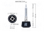 Tip | conical | 1.3mm | longlife | for soldering station