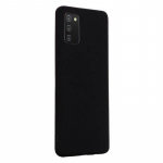 Back panel cover Evelatus Samsung Galaxy A02s Nano Silicone Case Soft Touch TPU Black