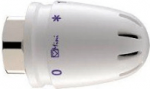 Thermostatic head MINI, 25˚-60˚, white, HERZ