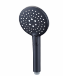 Shower head , round, Black, Herz
