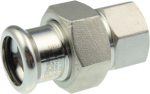 Press female union connector,KAN-therm Inox 18x&frac12;IG