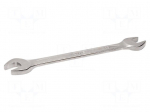 Wrench: flat | double-sided | 10mm,11mm | L: 151mm | steel | tag