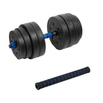 Spordiks ja aktiivseks puhkuseks // Spordikaubad ja varustus // Hantel bitumiczny regulowany z łącznikiem 1x20kg, REBEL ACTIVE