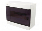 Enclosure: for modular components | IP40 | white | No.of mod: 8