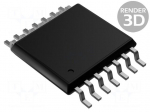 PMIC | DC/DC converter | Uin: 2.85&divide;5.5VDC | Uout: 1VDC | 2A | HTSSOP14