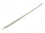 Braids | earthing tape | W: 16mm | 16mm2 | &Oslash;1: 9mm | &Oslash;2: 9mm | 120A | L: 500mm