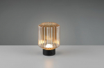 Trio Lord LED table lamp matt black/amber rechargeable gaismeklis R57761113 4017807601886