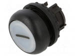 Switch: push-button | 22mm | Stabl.pos: 1 | white | M22-FLED,M22-LED
