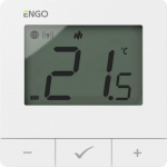 Room thermostat E25, White, 2xAAA, ZigBee, ENGO