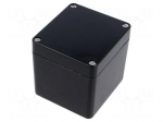 Enclosure: multipurpose | X: 75mm | Y: 80mm | Z: 75mm | polyester | black