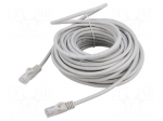 Patch cord | U/UTP | Cat: 6 | RJ45 plug,both sides | stranded | Cu | 15m