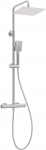 Rain shower with thermostatic shower mixer