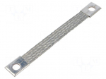 Braids | earthing tape | 10mm2 | &Oslash;1: 9mm | &Oslash;2: 9mm | 90A | L: 0.13m
