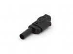IEC1010 BANANA PLUG 4mm STACKABLE - BLACK