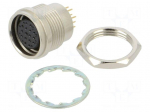 Connector: circular | push-pull | socket | PIN: 16 | 1A | HR25 | THT | 30VAC