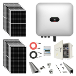Complete 6kW three-phase prosumator kit with 16 370W panels, accessories and mounting included + Smart meter and wifi dongle