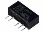 Converter: DC/DC | 1W | Uin: 10.8&divide;13.2VDC | Uout: 5VDC | Uout2: -5VDC
