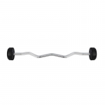 HMS GSL25 fixed barbell/rubber broken bar 25 kg