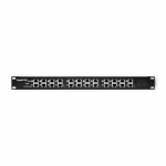 Qoltec Patch panel RACK | 12 ports | PoE | Black