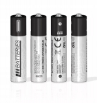 Liibattaries USB-C Rechargeable Lithium-Ion AAA Batteries 500mAh (4 pcs)