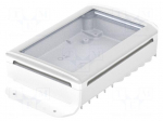 Enclosure: desktop | BoVersa | X: 120mm | Y: 216mm | Z: 55mm | white