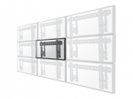 TV bracket NEOMOUNTS  LED-VW1000BLACK Videowall wall mount - 40-75" - max 50 kg - VESA 200x200-600x400 - d 5,6-21,5 cm - pull-out - micro adjustment - l