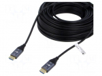 Cable | HDMI plug,both sides | PVC | HDMI 2.1,optical | Len: 20m | grey