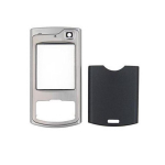 Nokia N80 Full Case Original Silver Grey