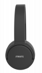 BT210 Bluetooth headphones STREETZ, mic, foldable, black / BT210-BLK / 6612085
