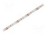 LED tape | white warm | 2835 | 12V | LED/m: 60 | 10mm | IP65 | 12W/m