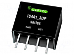 Converter: DC/DC | 1W | Uin: 9.6&divide;14.4VDC | Uout: 5VDC | Iout: 200mA | SIP4