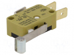 Microswitch SNAP ACTION | with lever (with roller) | SPDT | Pos: 2