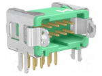 Connector: wire-wire/PCB | socket | male | PIN: 10 | Gecko | 2A | 450V