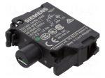 Illuminating unit | 22mm | 3SU1.5 | -25&divide;70&deg;C | Illumin: LED | front