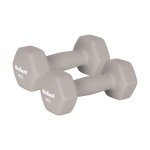 Spordiks ja aktiivseks puhkuseks // Spordikaubad ja varustus // Hantelki żeliwne neoprenowe HEX 2x4kg, REBEL ACTIVE