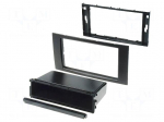 Radio mounting frame | Ford | 2 DIN | black