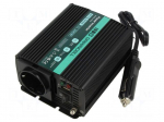 Converter: DC/AC | 150W | Uout: 230VAC | Out: AC sockets 230V | 85% | 12V